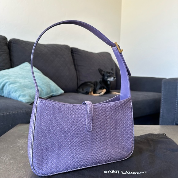 Saint Laurent LE 5 A 7 YSL Shoulder Bag in Python - Picture 5 of 6